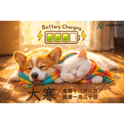 1/20 寒流來襲,毛皮大衣也擋不住?犬貓皮膚與中獸醫雙專科教您「大寒」頂級養生術 1/20 寒流來襲,毛皮大衣也擋不住?犬貓皮膚與中獸醫雙專科教您「大寒」頂級養生術