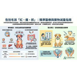 6/12 「你的愛可能是害!! 告別類固醇與抗生素依賴！」全台第一中西醫整合與光療法，從根源終結毛孩一輩子的皮膚惡夢。